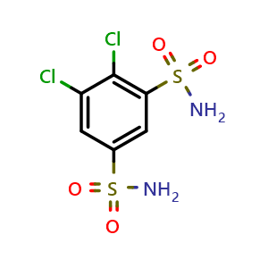 Chemical structure of Dichlorphenamide , CAS 120-97-8, AChemBlock Y228823