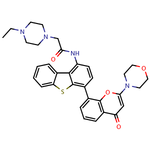 Chemical structure of KU-0060648 , CAS 881375-00-4, AChemBlock Y228834
