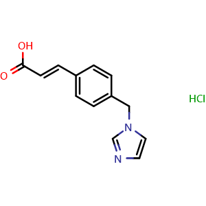 Chemical structure of Ozagrel hydrochloride , CAS 78712-43-3, AChemBlock Y228849