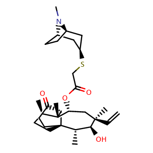 Chemical structure of Retapamulin , CAS 224452-66-8, AChemBlock Y228850