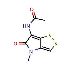 Chemical structure of Thiolutin , CAS 87-11-6, AChemBlock Y228891