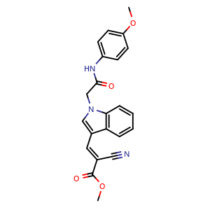 Chemical structure of MCT1-IN-3 , CAS 2878360-80-4, AChemBlock Y228893
