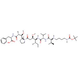 Chemical structure of Auristatin23 , CAS 2375388-36-4, AChemBlock Y228899