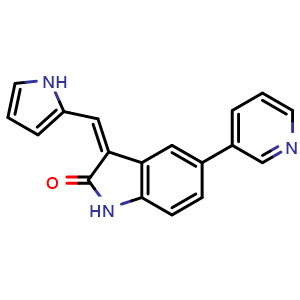 (3Z)-5-(pyridin-3-yl)-3-[(1H-pyrrol-2-yl)methylidene]-2,3-dihydro-1H-indol-2-one