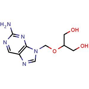 Chemical structure of Rociclovir PM , CAS 89419-23-8, AChemBlock Y228941