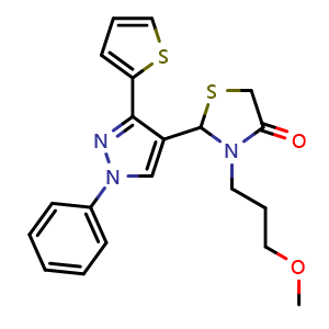 Chemical structure of WAY-607475 , CAS 380458-45-7, AChemBlock Y228994