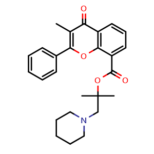 Chemical structure of Terflavoxate , CAS 86433-40-1, AChemBlock Y229033