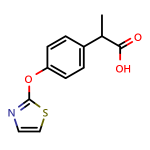 Chemical structure of Zoliprofen , CAS 56355-17-0, AChemBlock Y229042