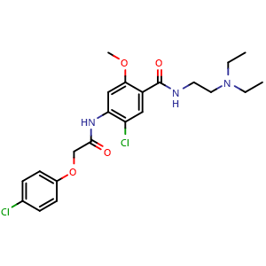 Chemical structure of Cloxacepride , CAS 65569-29-1, AChemBlock Y229044