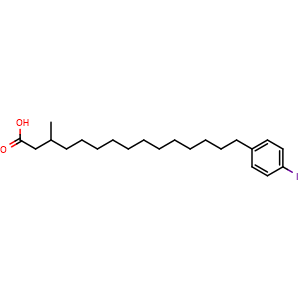 Chemical structure of Iodofiltic acid , CAS 116754-87-1, AChemBlock Y229054