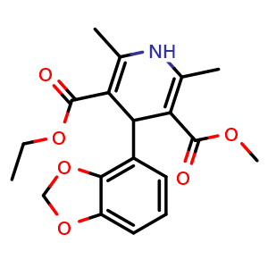 Chemical structure of Oxodipine , CAS 90729-41-2, AChemBlock Y229061