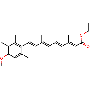 Chemical structure of Etretinate , CAS 54350-48-0, AChemBlock Y229084
