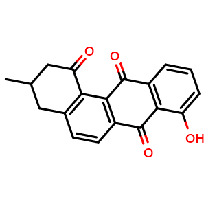 Chemical structure of Ochromycinone , CAS 111540-00-2, AChemBlock Y229115