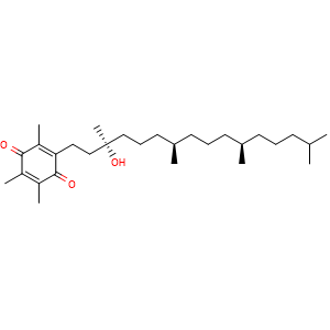 Chemical structure of alpha-Tocopherolquinone , CAS 7559-04-8, AChemBlock Y229124