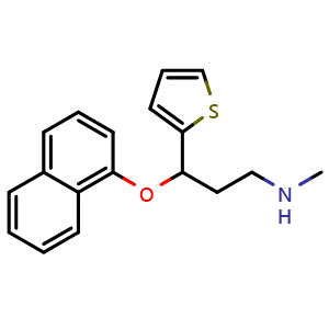 Chemical structure of Duloxetine , CAS 116539-59-4, AChemBlock Y229125