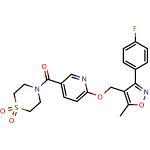 Chemical structure of Basmisanil , CAS 1159600-41-5, AChemBlock Y229135