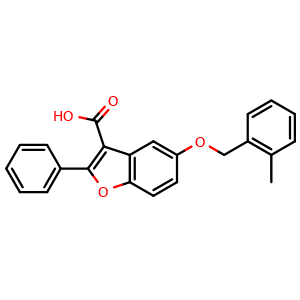 Chemical structure of SLC26A3-IN-1 , CAS 307552-53-0, AChemBlock Y229161