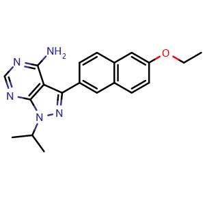 Chemical structure of CpCDPK1/TgCDPK1-IN-2 , CAS 1236038-23-5, AChemBlock Y229174