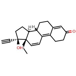 Chemical structure of Gestrinone , CAS 16320-04-0, AChemBlock Y229185
