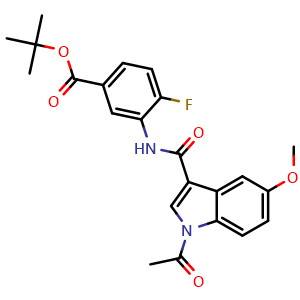Chemical structure of CBP/EP300-IN-1 , CAS 2443789-32-8, AChemBlock Y229189