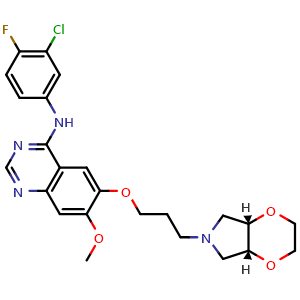 Chemical structure of Larotinib , CAS 1438072-11-7, AChemBlock Y229199