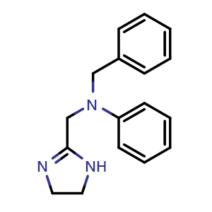 Chemical structure of Antazoline , CAS 91-75-8, AChemBlock Y229229