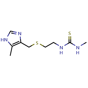 Chemical structure of Metiamide , CAS 34839-70-8, AChemBlock Y229248