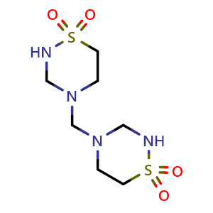 Chemical structure of Taurolidine , CAS 19388-87-5, AChemBlock Y229251