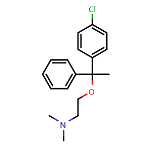 Chemical structure of Chlorphenoxamine , CAS 77-38-3, AChemBlock Y229258