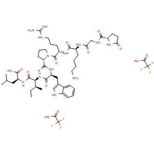 Chemical structure of Xenopsin 2TFA , AChemBlock Y229275