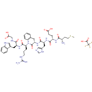 Chemical structure of Adrenocorticotropic Hormone (ACTH) (4-10) TFA , AChemBlock Y229280