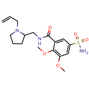Chemical structure of Veralipride , CAS 66644-81-3, AChemBlock Y229283