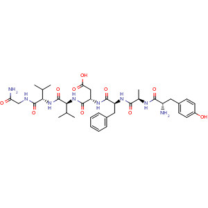 Chemical structure of Deltorphin I , CAS 122752-15-2, AChemBlock Y229285