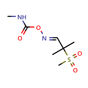 Chemical structure of Aldicarb sulfone , CAS 1646-88-4, AChemBlock Y229287