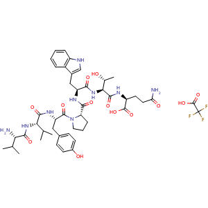 Chemical structure of Valorphin TFA , AChemBlock Y229290