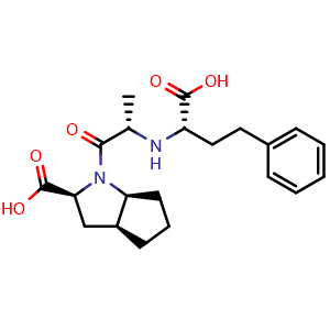 Chemical structure of Ramiprilat , CAS 87269-97-4, AChemBlock Y229297