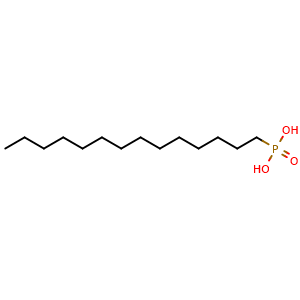 Chemical structure of Tetradecyl Phosphonate , CAS 4671-75-4, AChemBlock Y229299