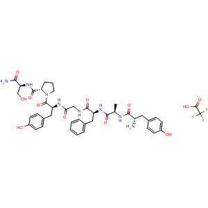 Chemical structure of Dermorphin TFA , CAS 78331-26-7, AChemBlock Y229316