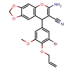 Chemical structure of Wnt pathway inhibitor 3 , CAS 663213-98-7, AChemBlock Y229320