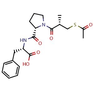 Chemical structure of Alacepril , CAS 74258-86-9, AChemBlock Y229340