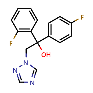 Chemical structure of Flutriafol , CAS 76674-21-0, AChemBlock Y229357