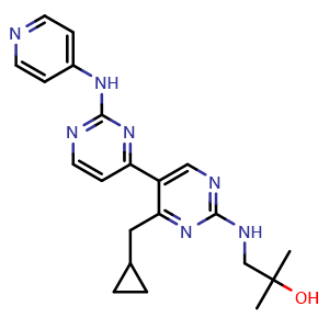 Chemical structure of VPS34 inhibitor 1 , CAS 1383716-46-8, AChemBlock Y229363