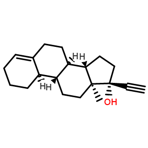 Chemical structure of Lynestrenol , CAS 52-76-6, AChemBlock Y229366
