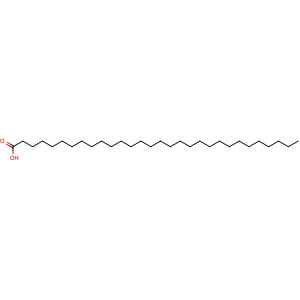 Chemical structure of Triacontanoic acid , CAS 506-50-3, AChemBlock Y229371