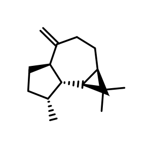 Chemical structure of (+)-Aromadendrene , CAS 489-39-4, AChemBlock Y229382