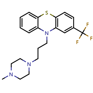 Chemical structure of Trifluoperazine , CAS 117-89-5, AChemBlock Y229401