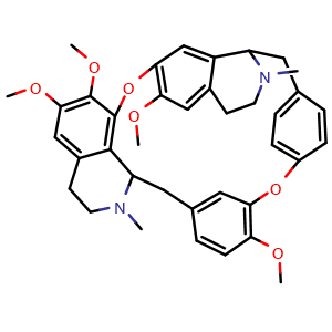 Chemical structure of Pheanthine , CAS 1263-79-2, AChemBlock Y229407