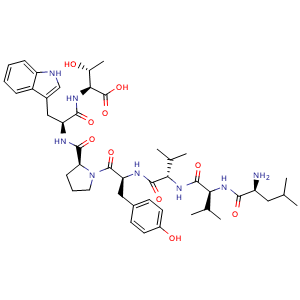 Chemical structure of Spinorphin , CAS 137201-62-8, AChemBlock Y229415