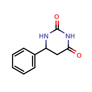 Chemical structure of 6-Phenyldihydropyrimidine-2,4(1h,3h)-dione , CAS 6300-95-4, AChemBlock Y229450