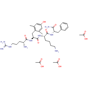 Chemical structure of Elamipretide Triacetate , CAS 1849610-71-4, AChemBlock Y229473